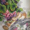 Tranh Thư Họa – Sóc Và Cây Nho
