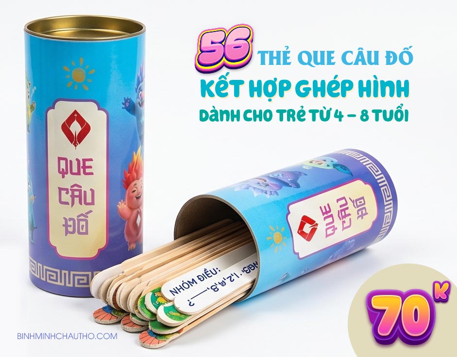 Ống Que Câu Đố – Dành cho trẻ em