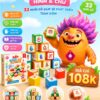 Bộ trò chơi -Sắp xếp Khối Gỗ – Hình và Chữ